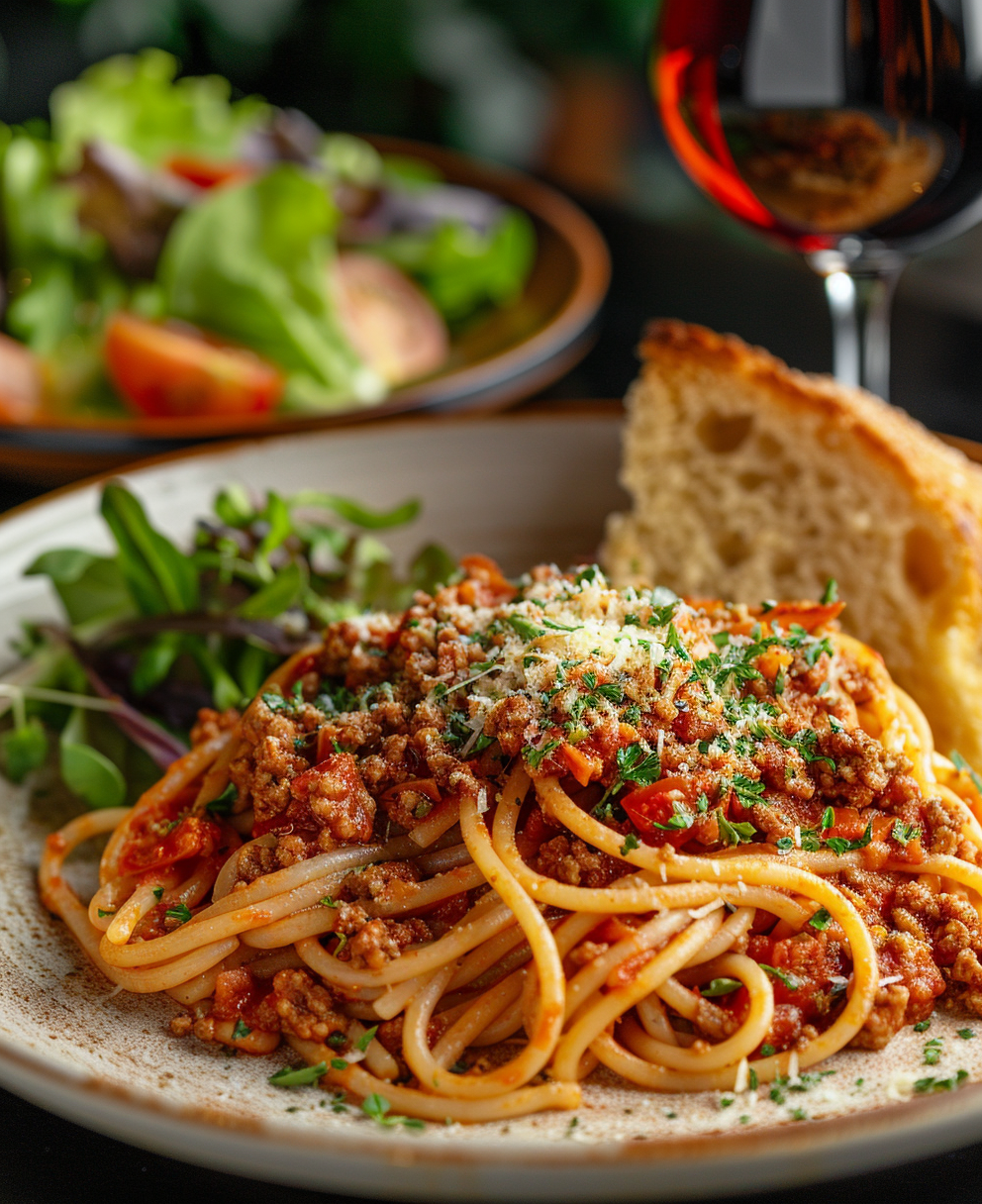 spaghetti recept met gehakt