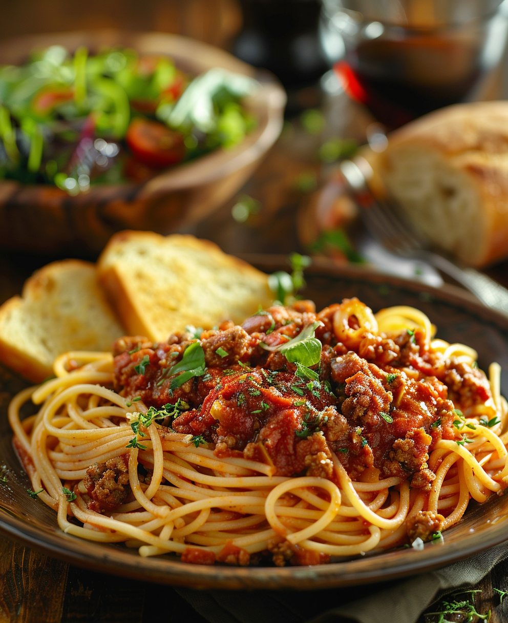 spaghetti recept met gehakt