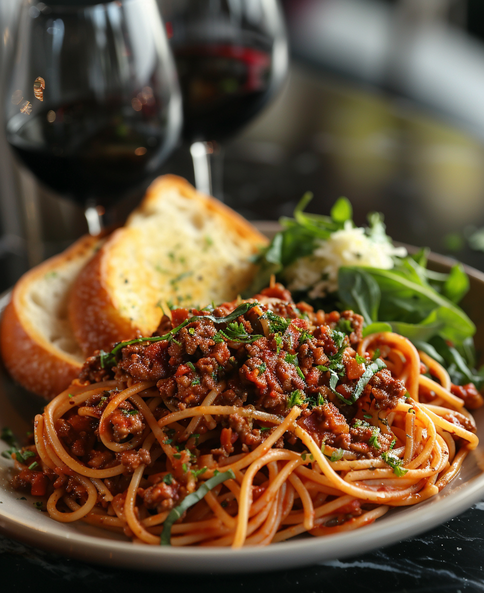 spaghetti recept met gehakt