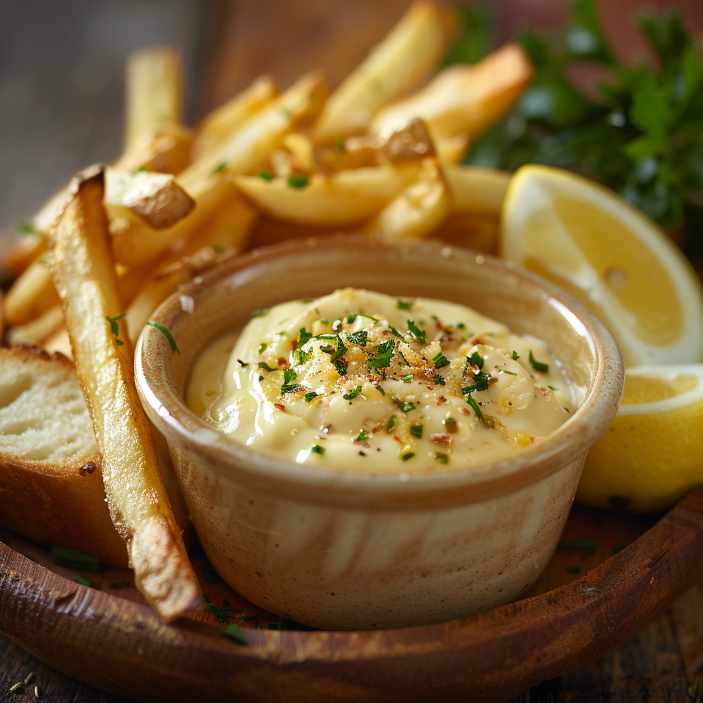 Aioli met knoflook en citroen