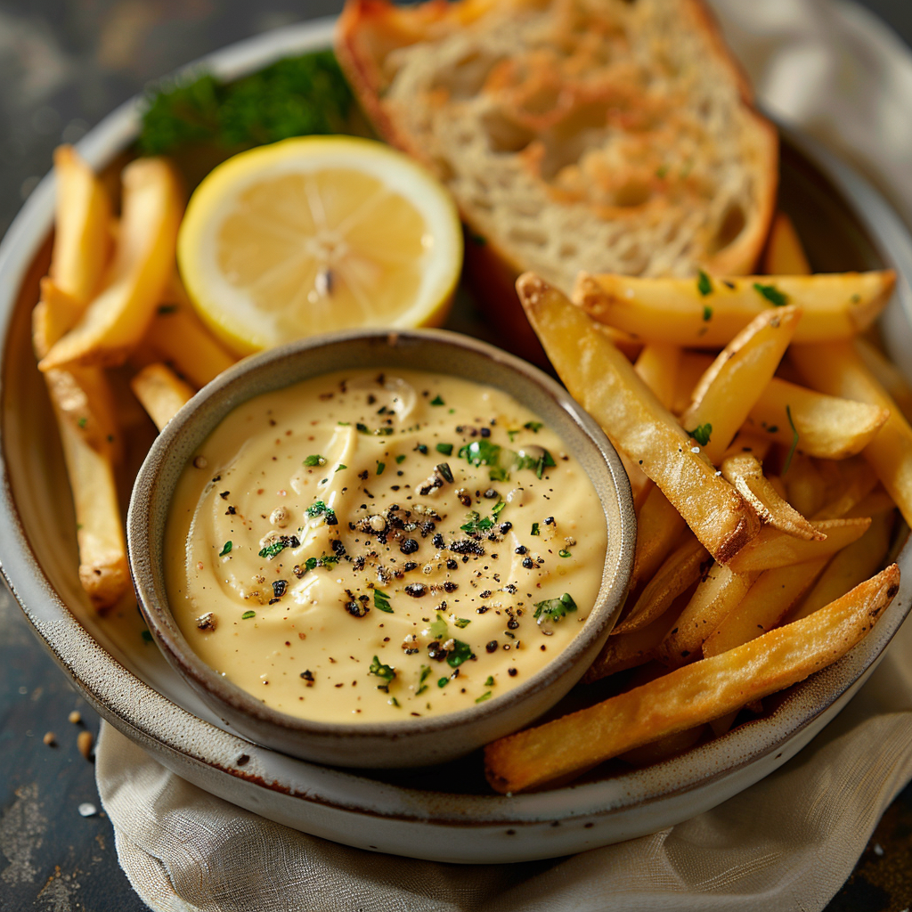 Aioli met knoflook en citroen