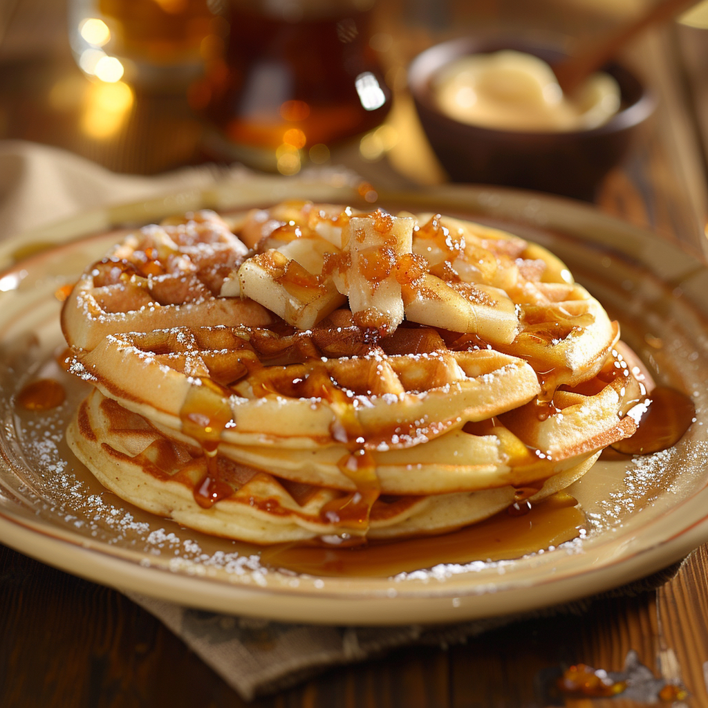 Appel-kaneelstroop voor pannenkoeken en wafels