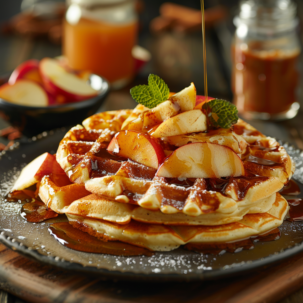 Appel-kaneelstroop voor pannenkoeken en wafels