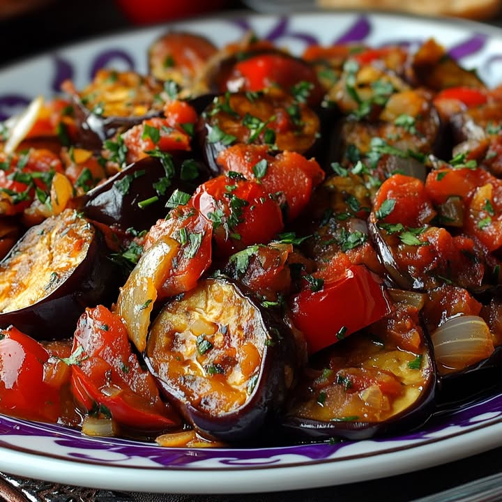 Aubergines Tomaten Ratatouille
