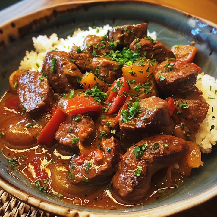 Boeuf Paprika Rijst