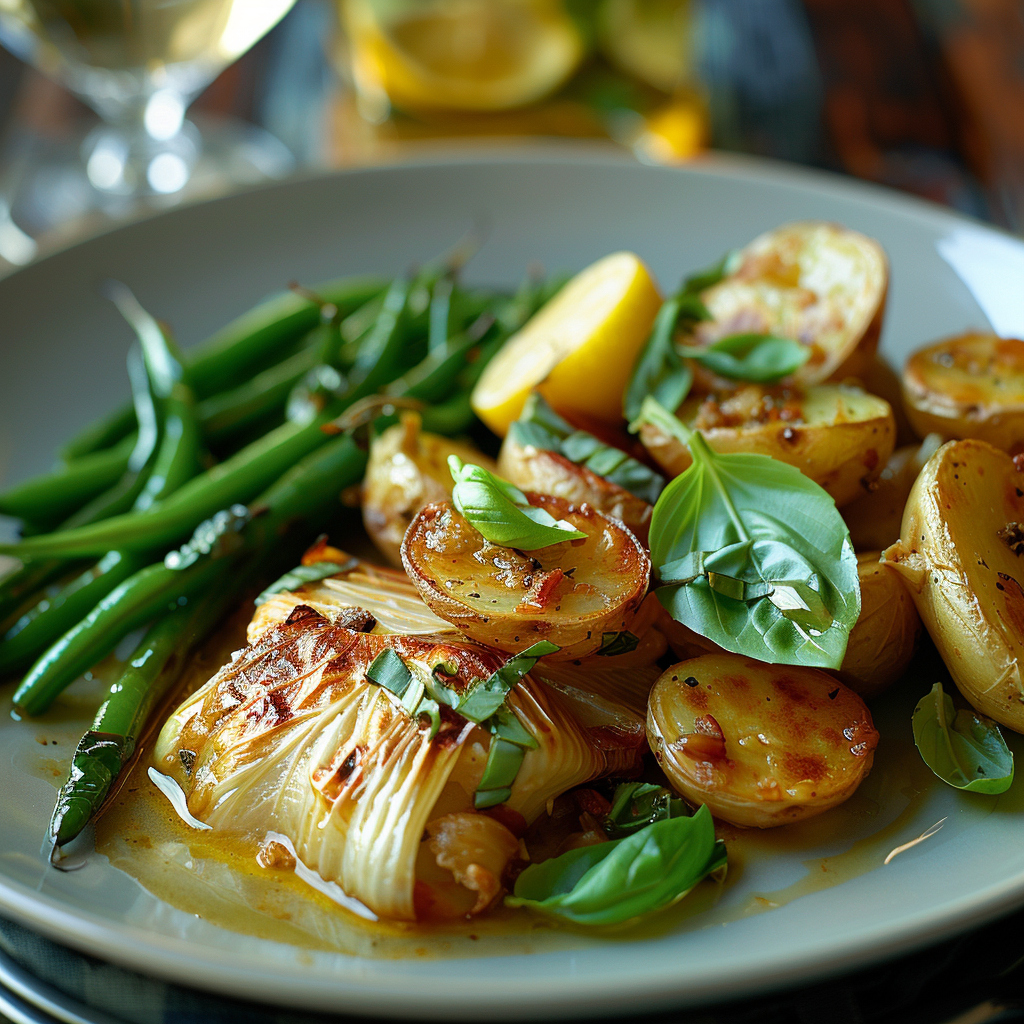 Bramensiroop met citroen en basilicum