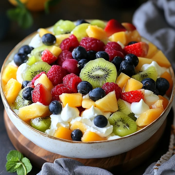 Cheesecake Fruitensalade Recept