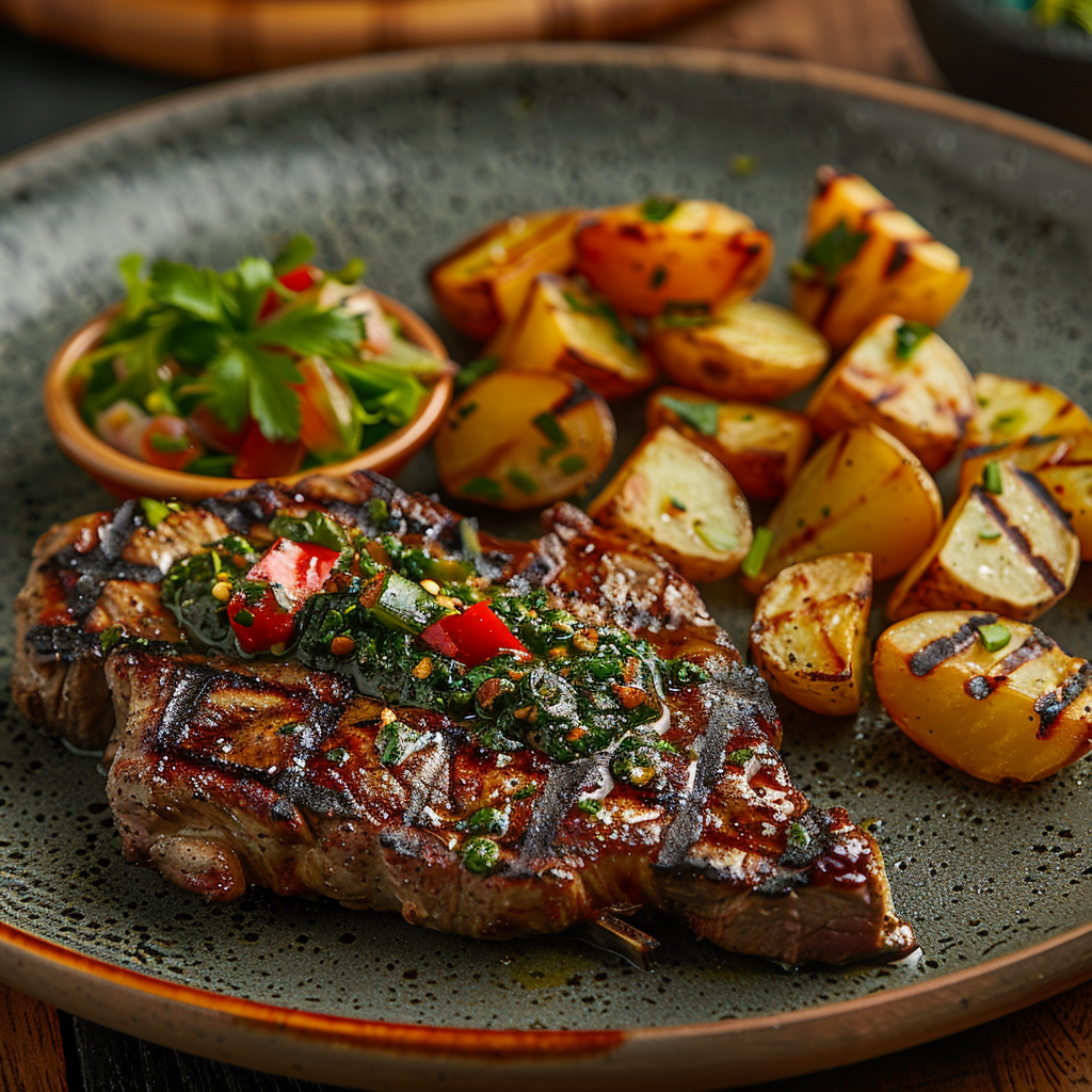 Chimichurri-saus voor gegrild vlees