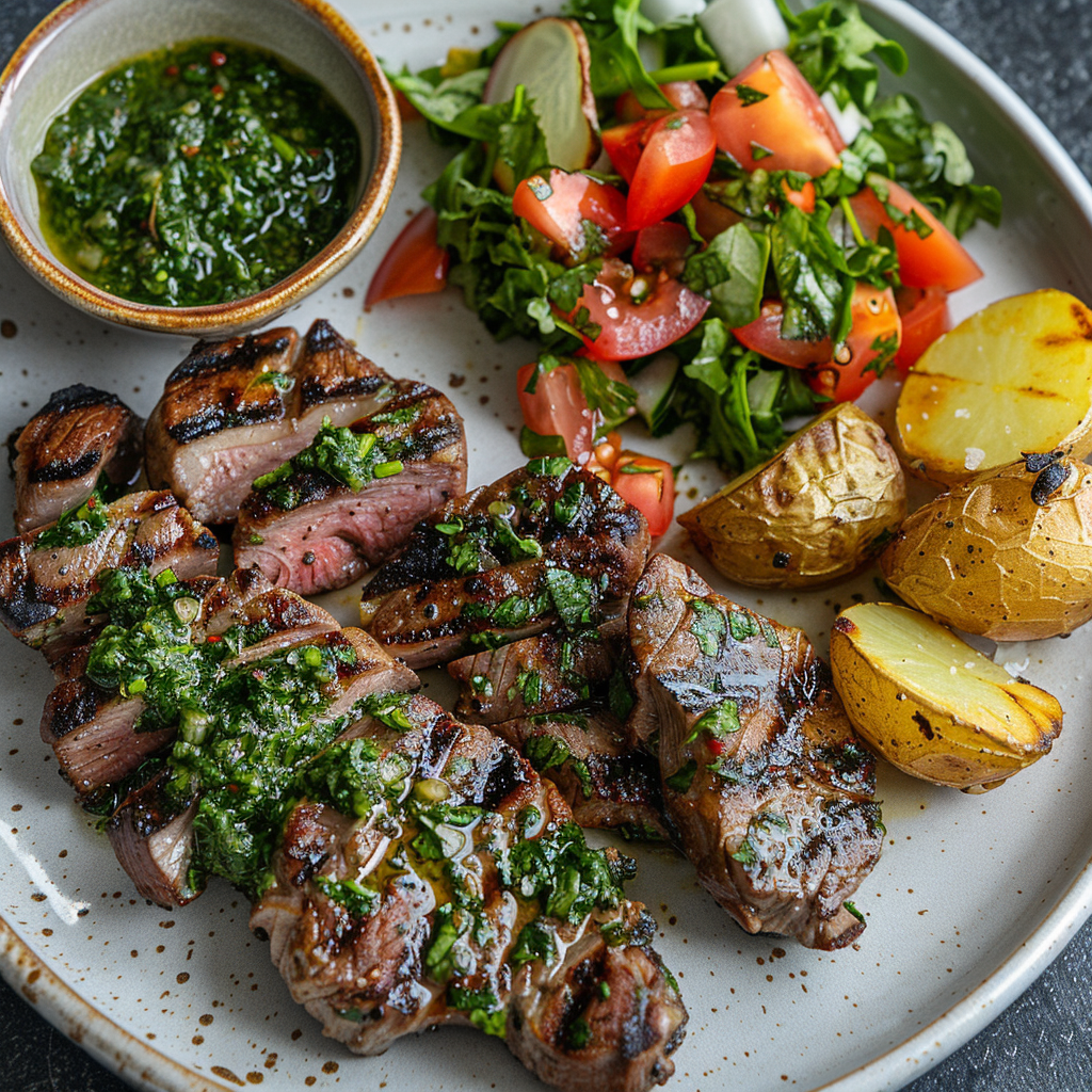 Chimichurri-saus voor gegrild vlees