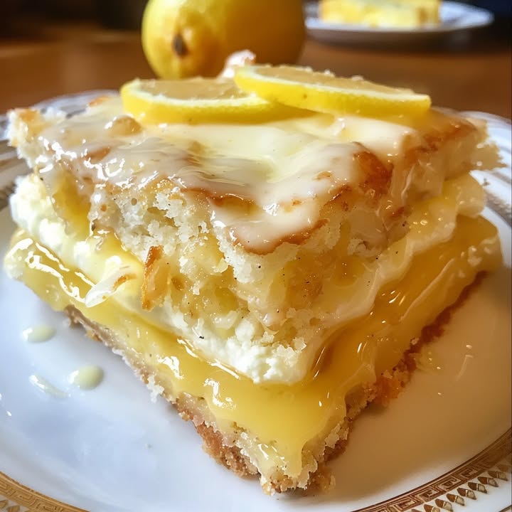 Citroentaart in Lagen