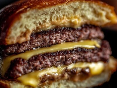 Dubbele Smash Burger: De Meest Savoureuze Keuze!