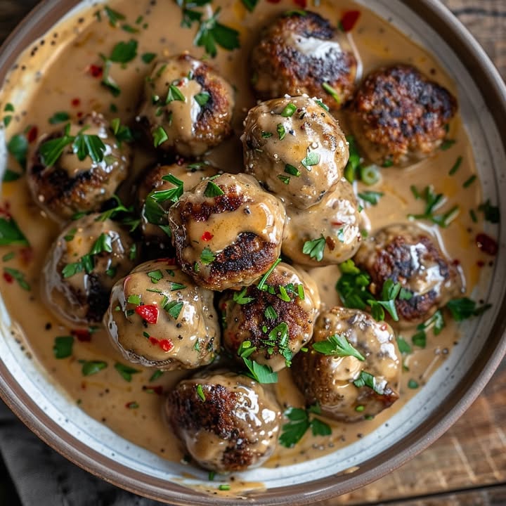 Frikadeller met Crème