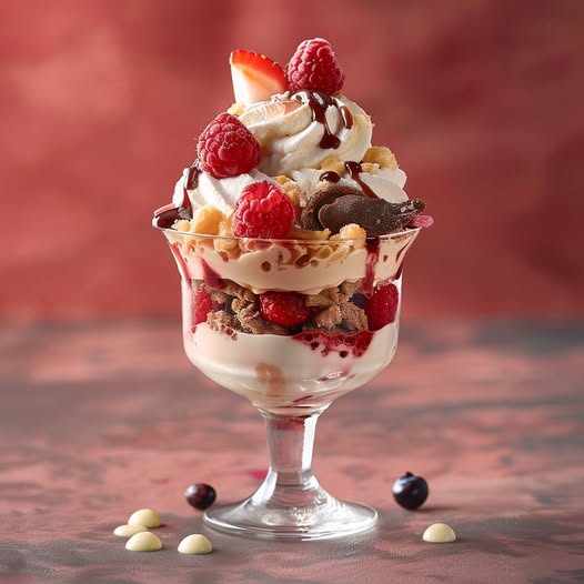 Fruitige Chocolade Coupe