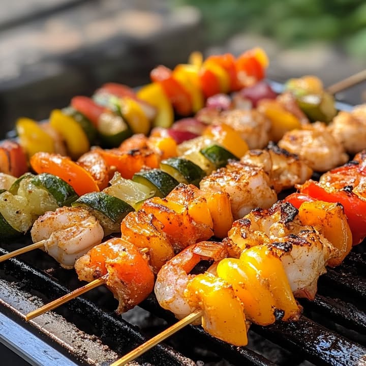 Garnalen BBQ Spiesjes