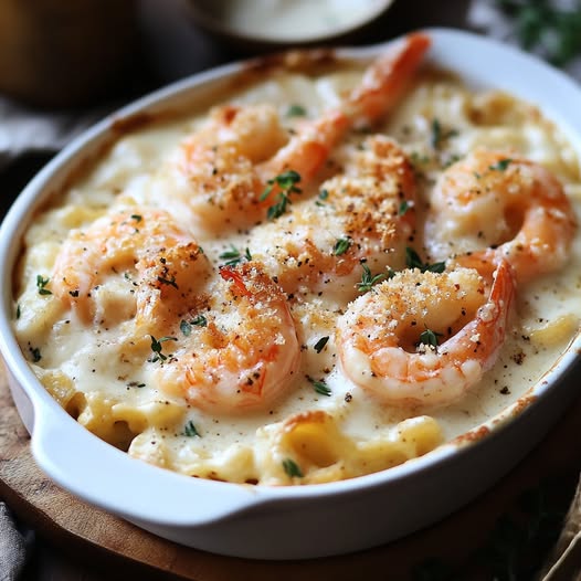 Garnalen Pasta Gratin