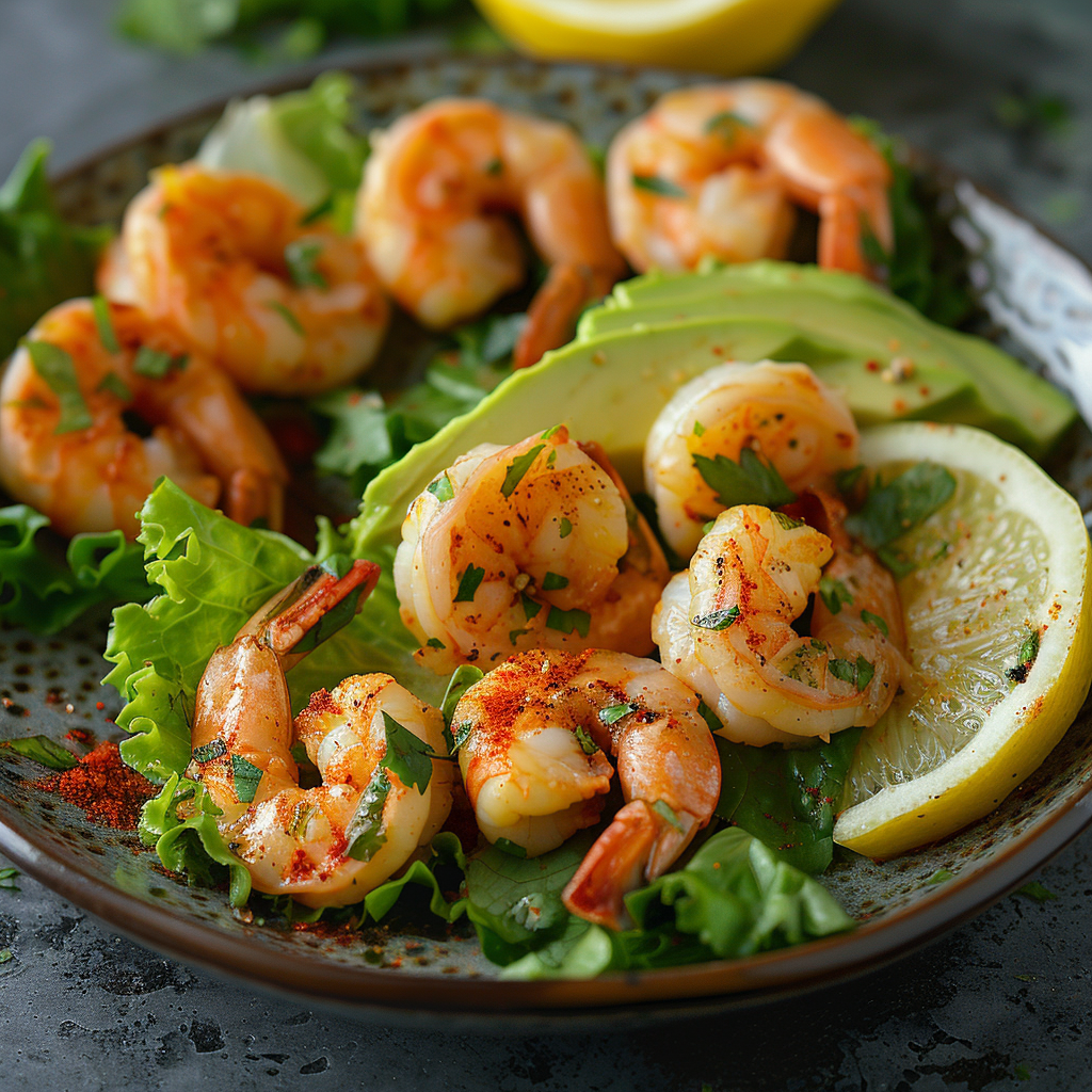 Garnalencocktail met avocado en limoendressing