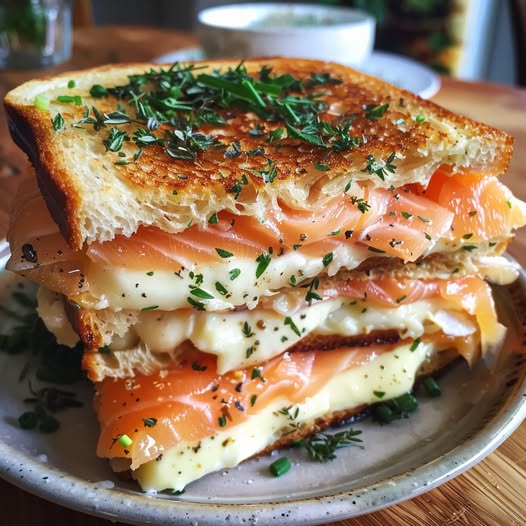 Gerookte Zalm Toasties