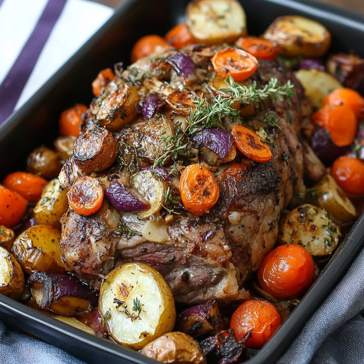 Geroosterd Lamsvlees Groenten