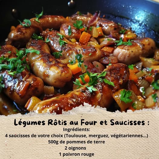 Geroosterde Worst Groenten