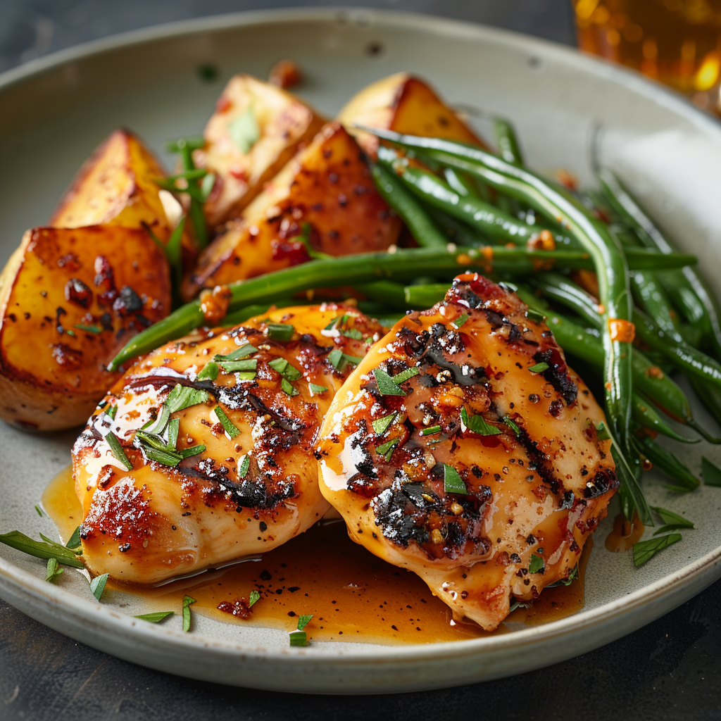 Honing-mosterdsaus met sinaasappel voor kip