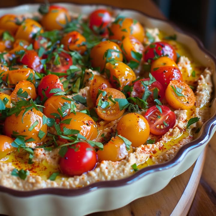 Houmous Tomaten Garnituur