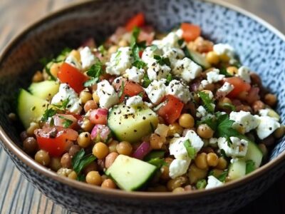 Kikkererwten Feta Salade: Simpel & Lekker