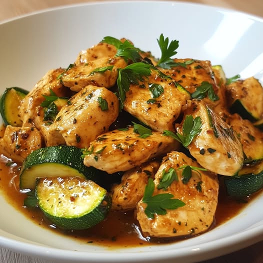 Kip Courgette Soja