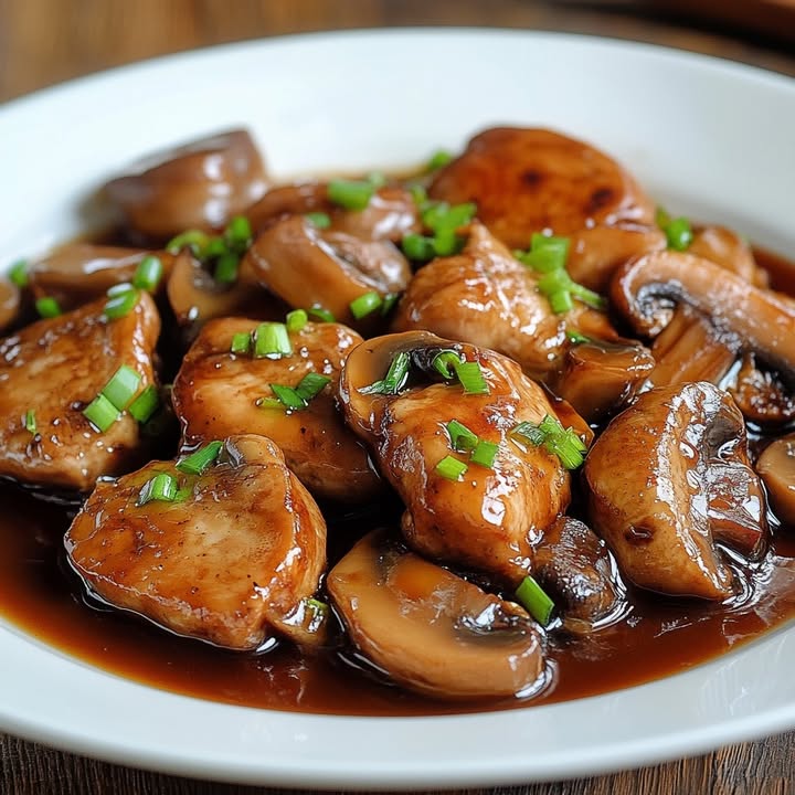 Kip Teriyaki Champignons
