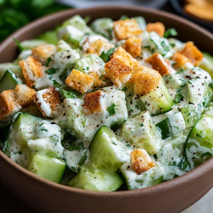 Komkommer Ranch Salade