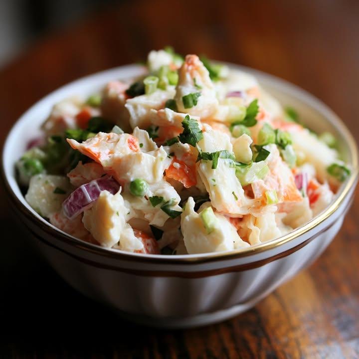 Krabsalade Met Groenten