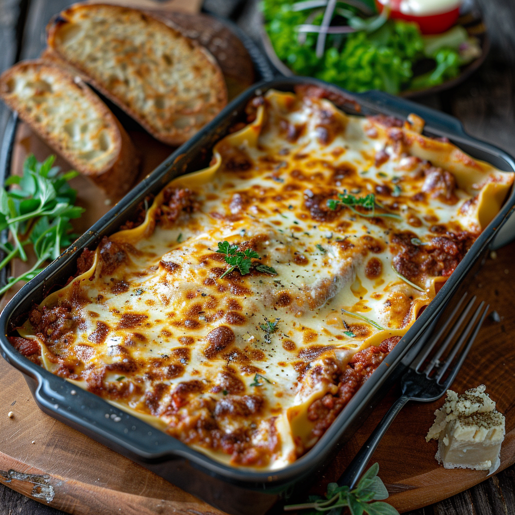 Lasagne Bolognese met romige bechamelsaus