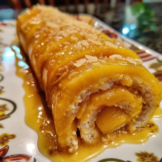 Mango Caramel Rolcake