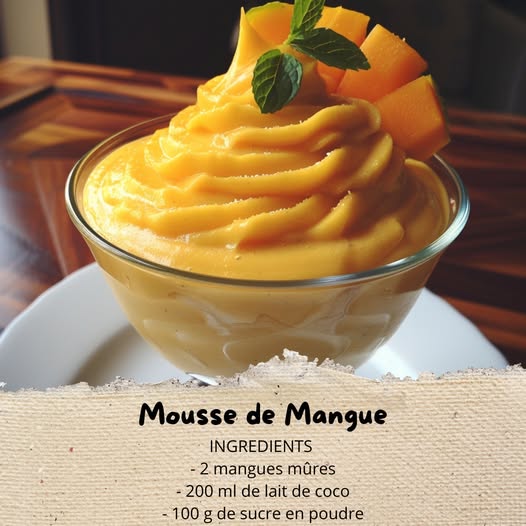 Mango Kokos Mousse