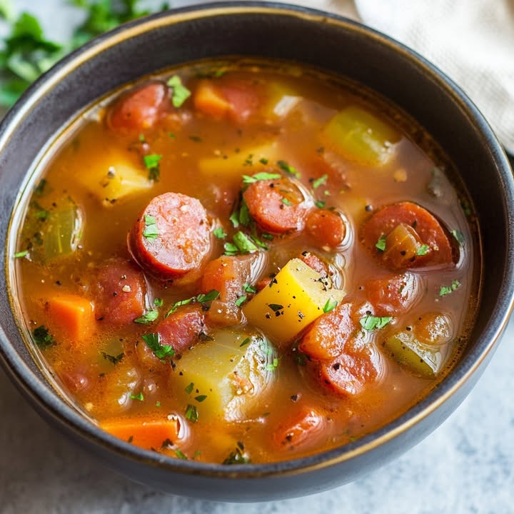 Rookworst Groentesoep