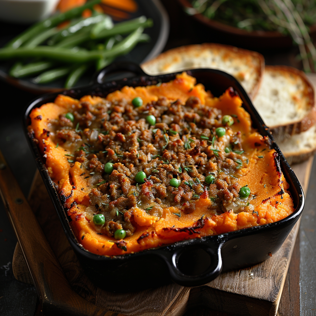 Shepherd’s pie met lamgehakt en zoete aardappel