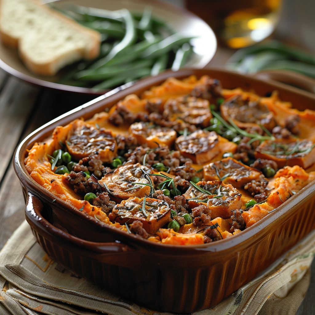 Shepherd’s pie met lamgehakt en zoete aardappel