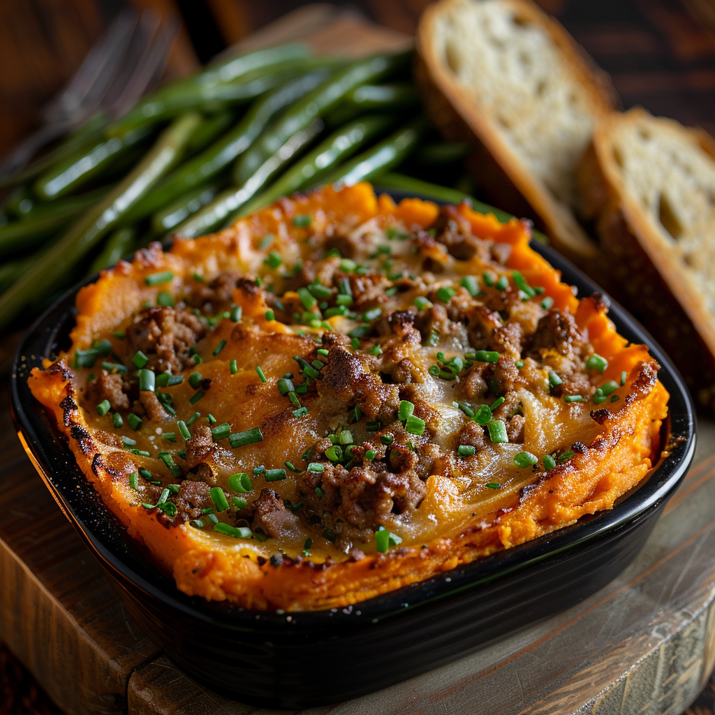 Shepherd’s pie met lamgehakt en zoete aardappel