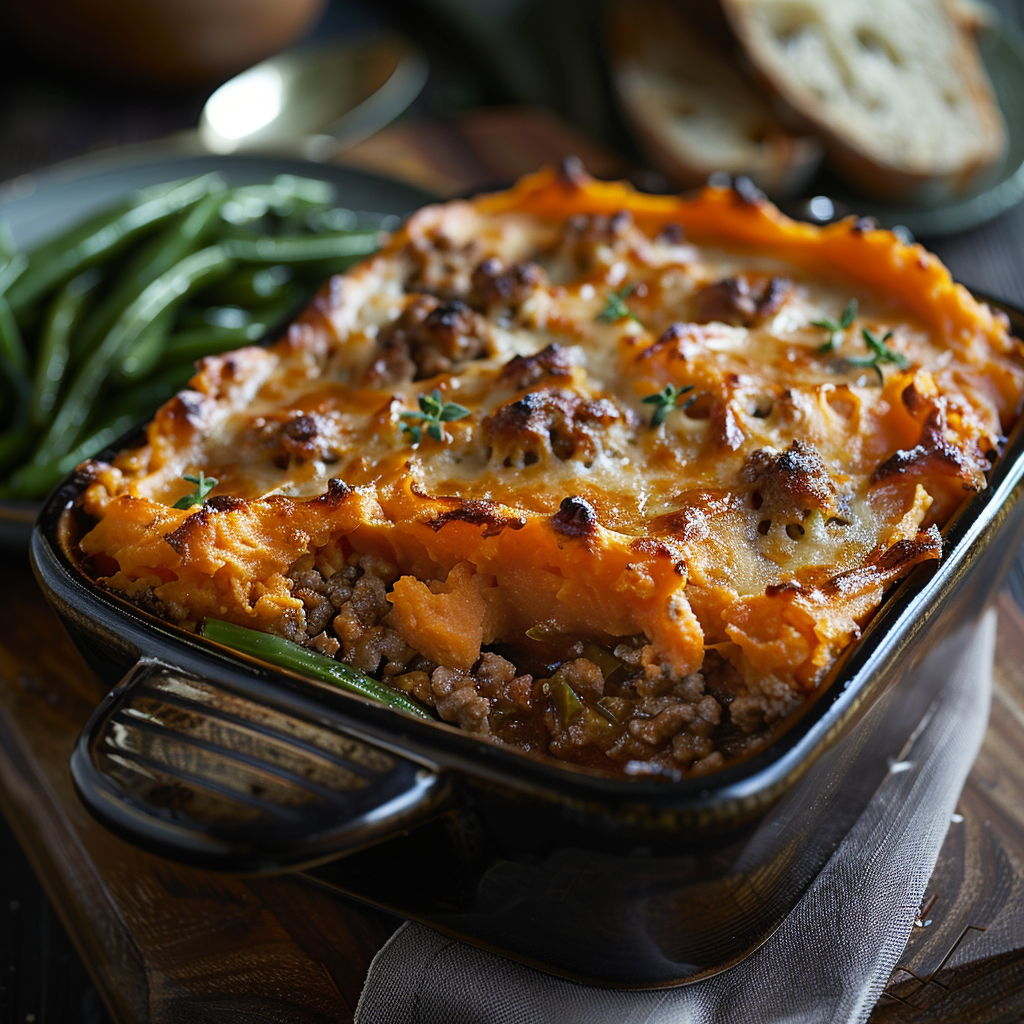 Shepherd’s pie met lamgehakt en zoete aardappel