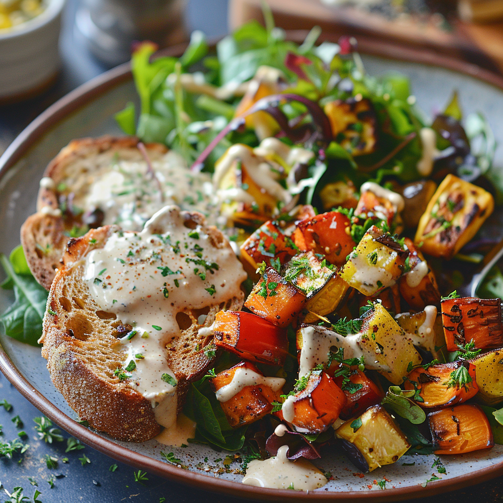 Tahini-dressing voor salade of groenten