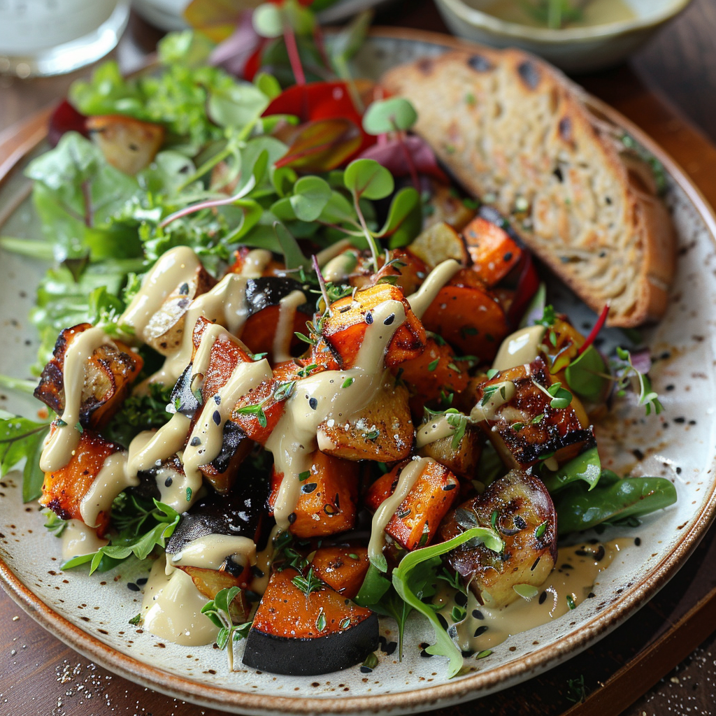 Tahini-dressing voor salade of groenten