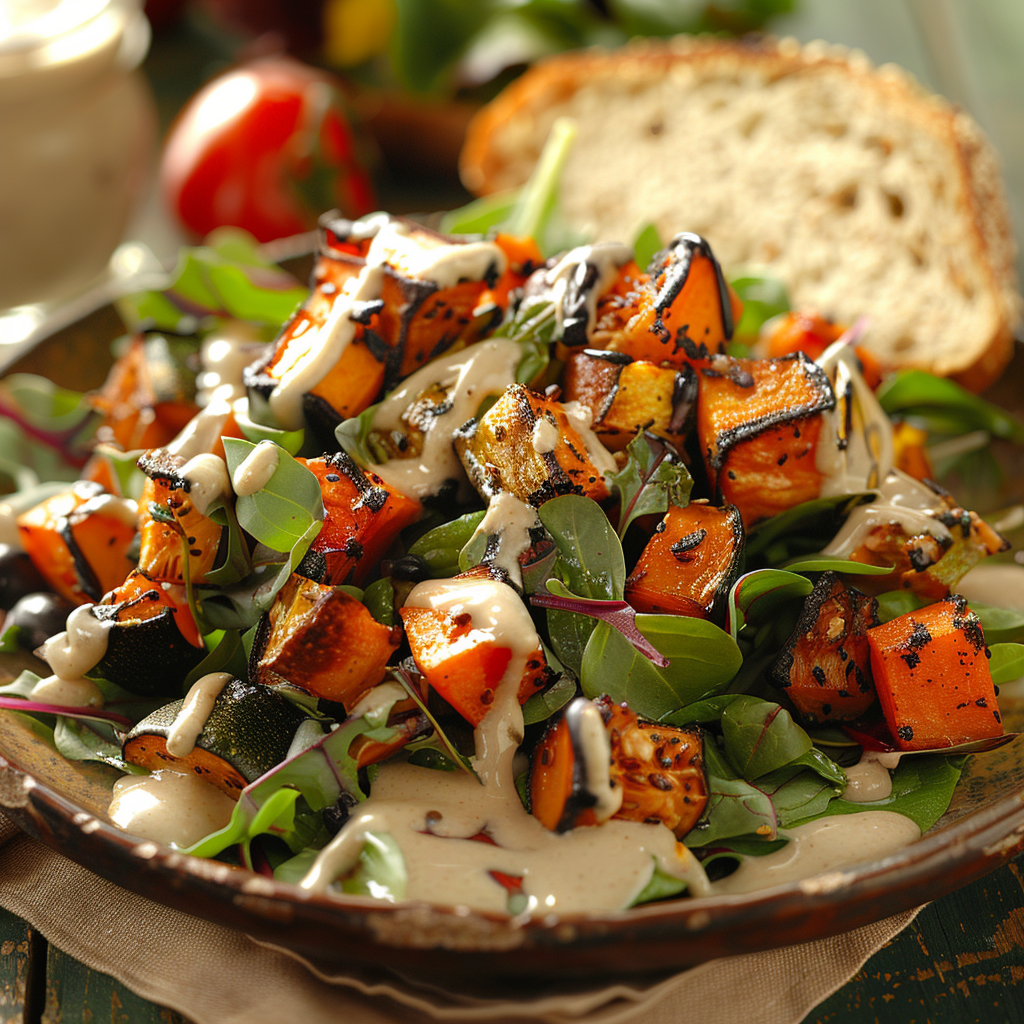 Tahini-dressing voor salade of groenten