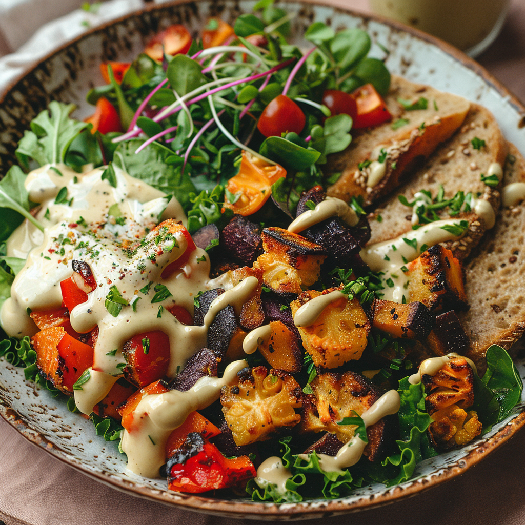 Tahini-dressing voor salade of groenten