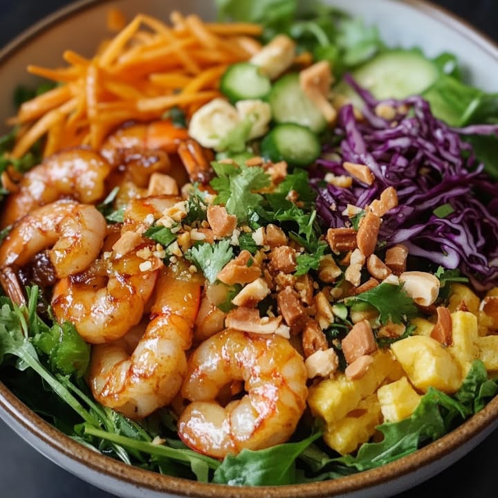 Thaise Garnalen Salade