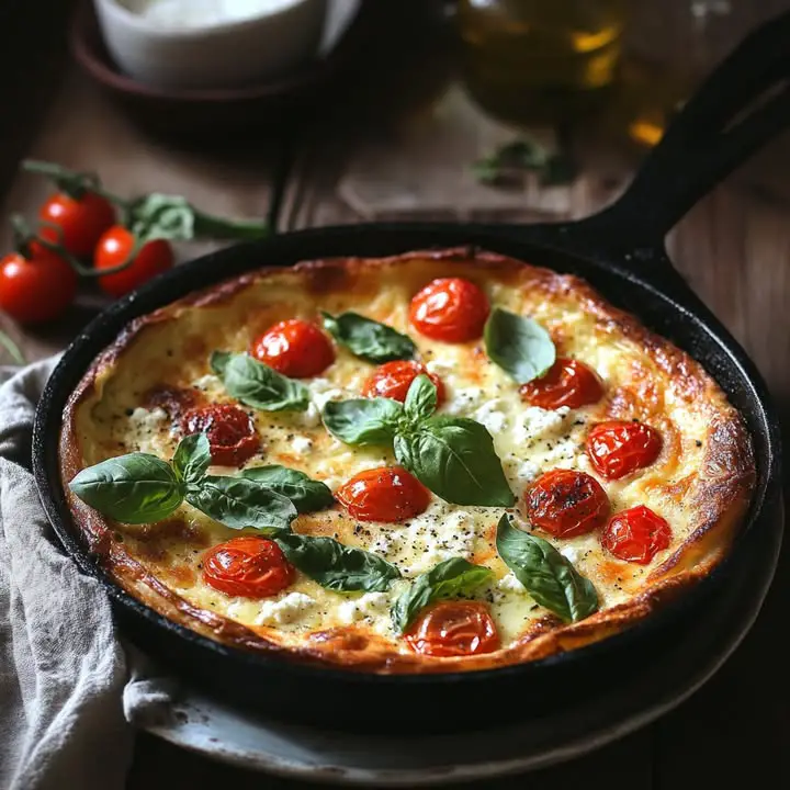 Tomaten Geitenkaas Clafoutis