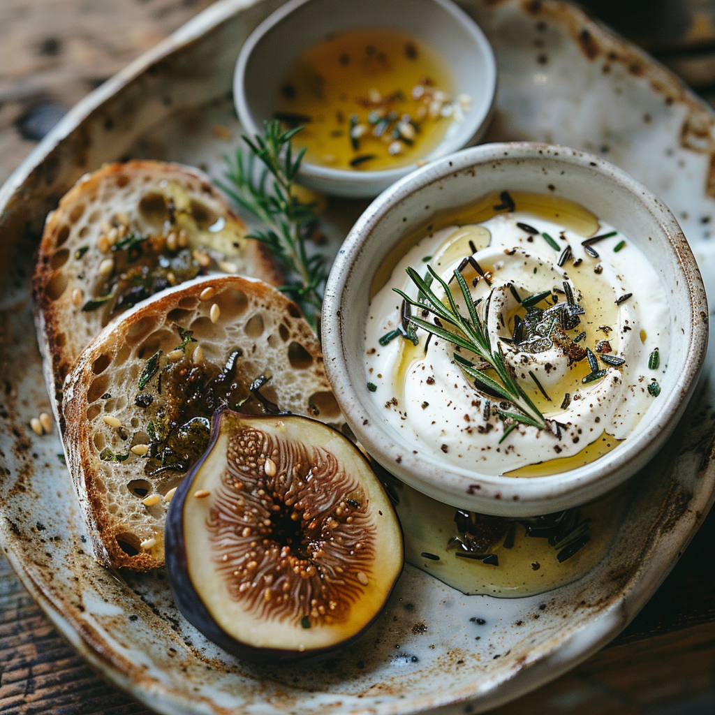 Vijgen-stroop met rozemarijn en honing