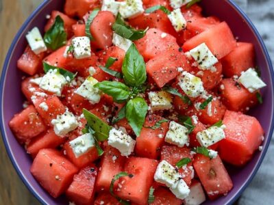 Watermeloen Feta Basilicum: Het Meest Savoureus Zomerrecept