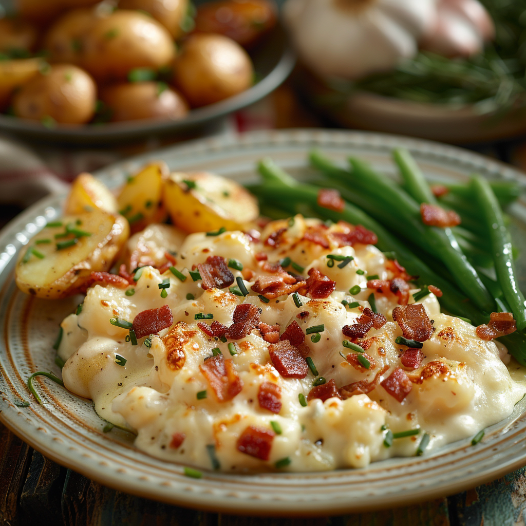 Witlof-stamppot met kaas en spekjes