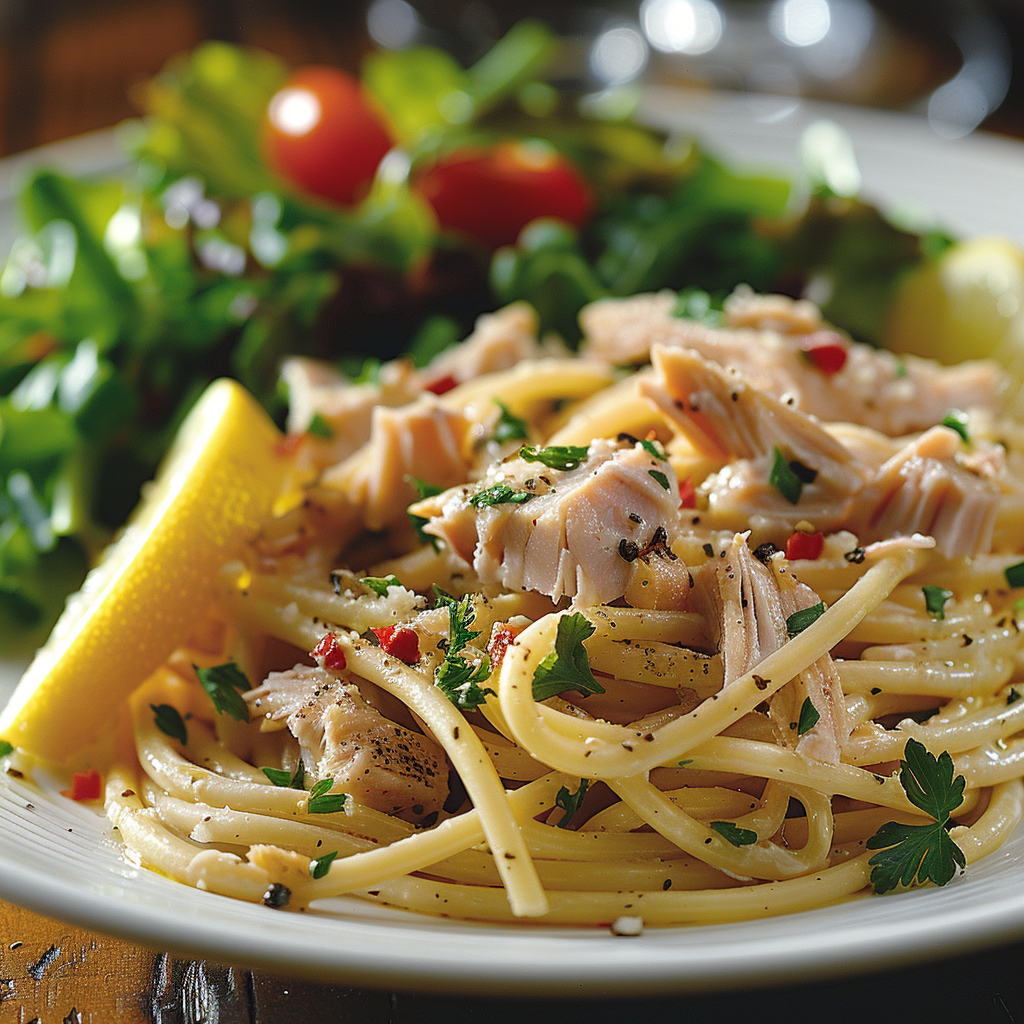 recept pasta met tonijn