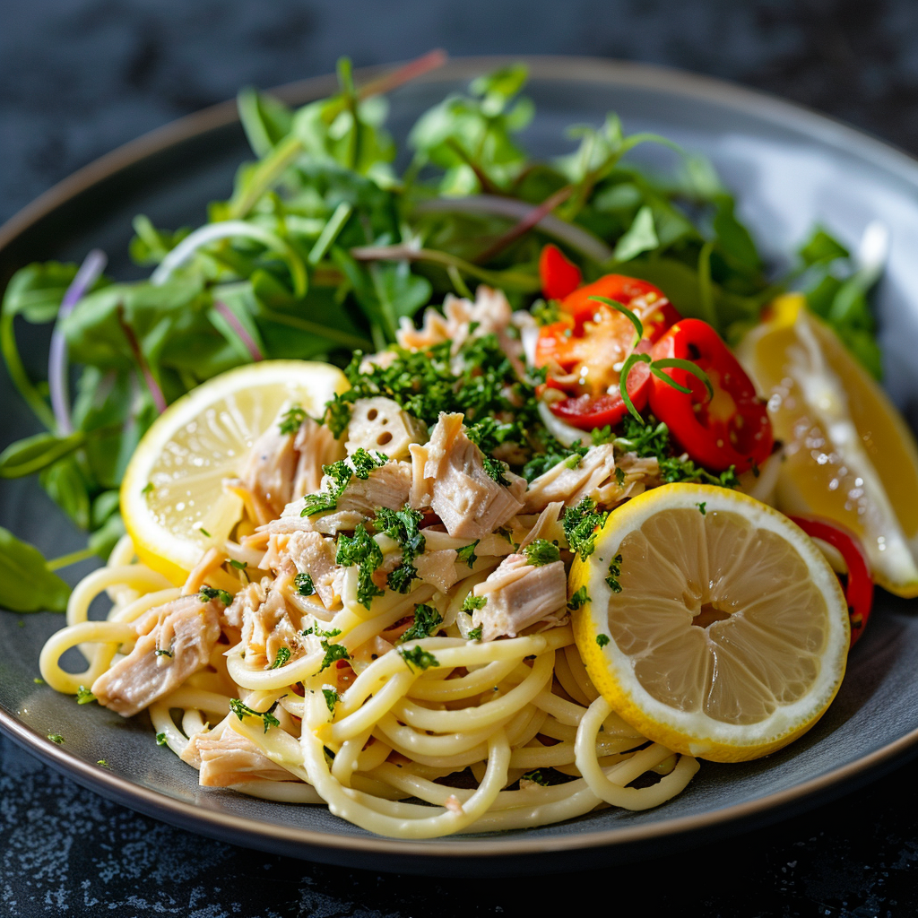 recept pasta met tonijn