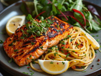 Zalm met Pasta Recept: Facile en Snel klaar in 30 minuten!
